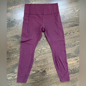 TWO PAIRS All In Motion Ultrasoft High-Waisted Maroon & Black (not pictured)